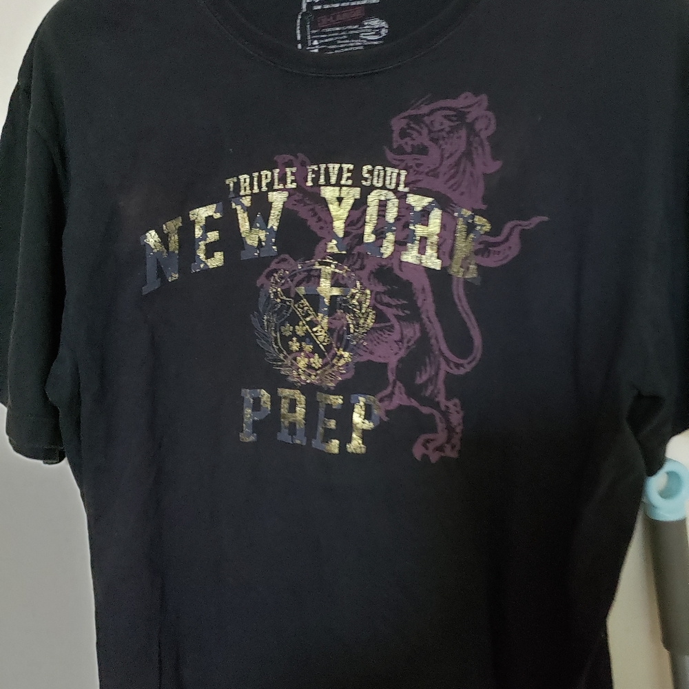 Triple5Soul new york prep tshirt XL, Free Energie Tshirt